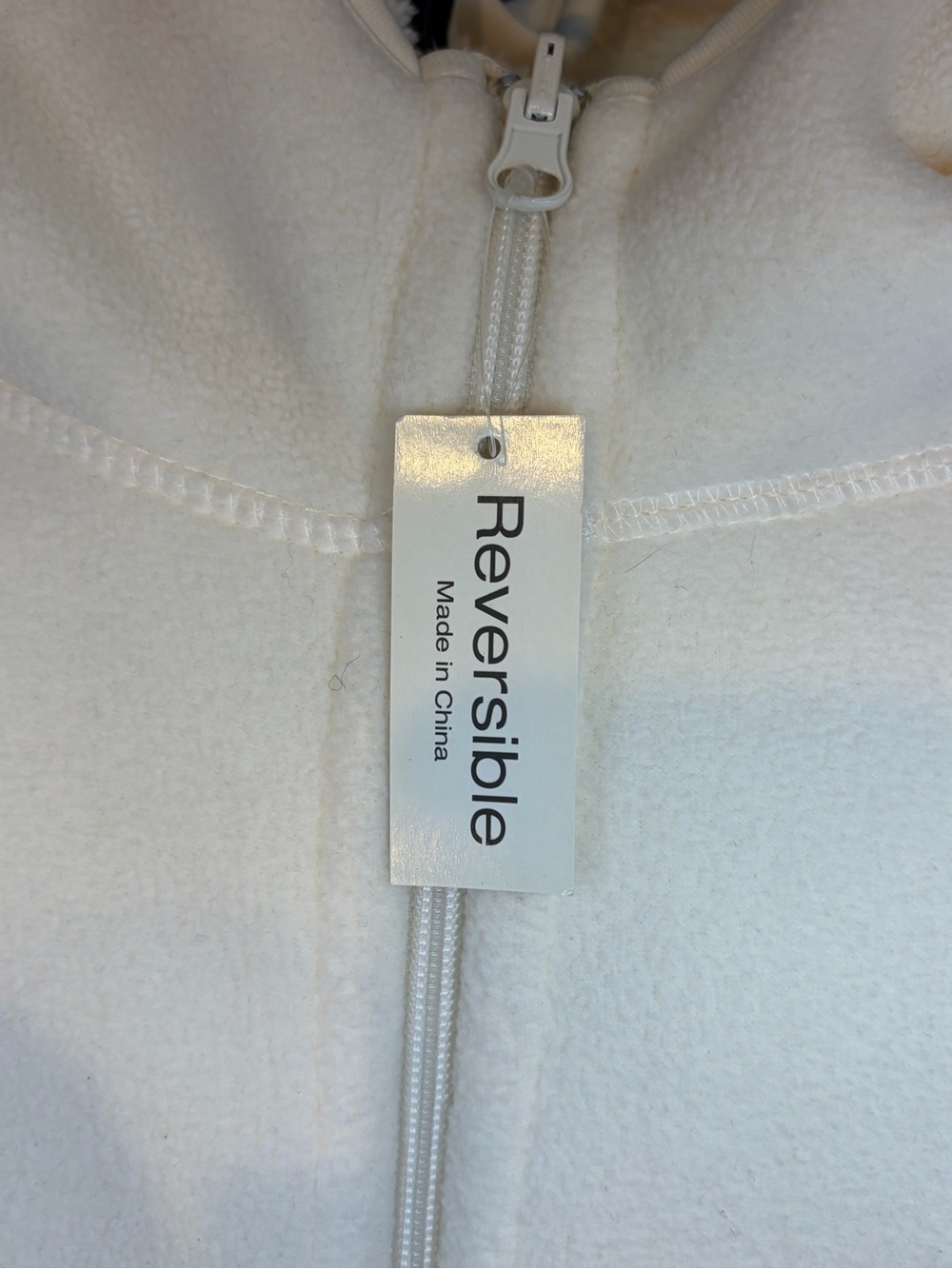 NWT Laura Scott Reversible Sherpa Zip Hoodie Jacket - Picture 4 of 8